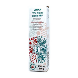 Cinka 100 mg/g ziede RFF 30g