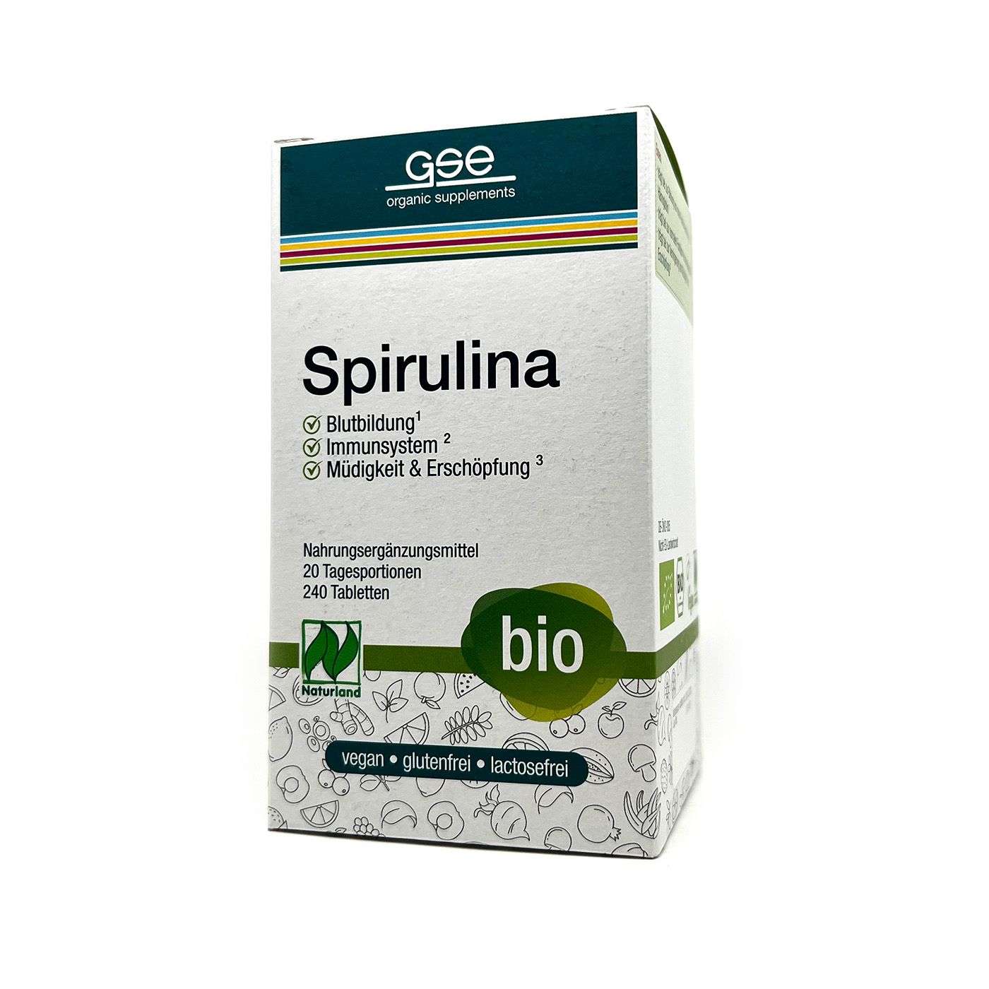 Bio Spirulina 500mg tabletes N240