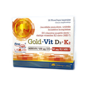 Olimp Labs® Gold–Vit® D3 + K2 kapsulas N30