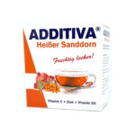 ADDITIVA® Karstais smiltsērkšķis C vitamīns + Cinks + D3 vitamīns karstais dzēriens paciņās N10