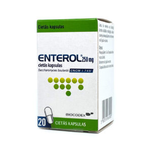 ENTEROL 250 mg cietās kapsulas N20