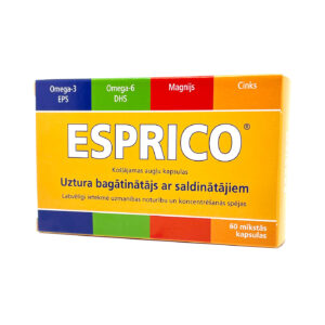 ESPRICO® košļājamās augļu kapsulas N60