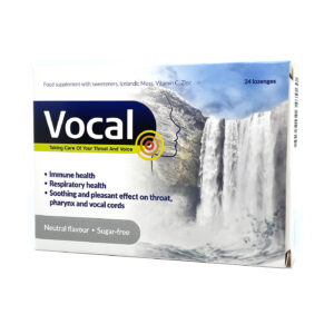 Vocal sūkājamās pastilas (bez garšas) N24