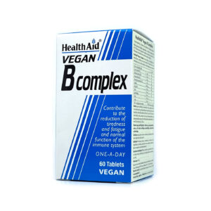 HealthAid® Vegan B Complex tabletes N60