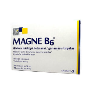 Magne B6 šķīdums iekšķīgai lietošanai ampulas N10