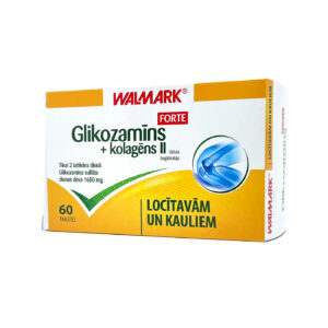 WALMARK Glikozamīns Forte + kolagēns II tabletes N60