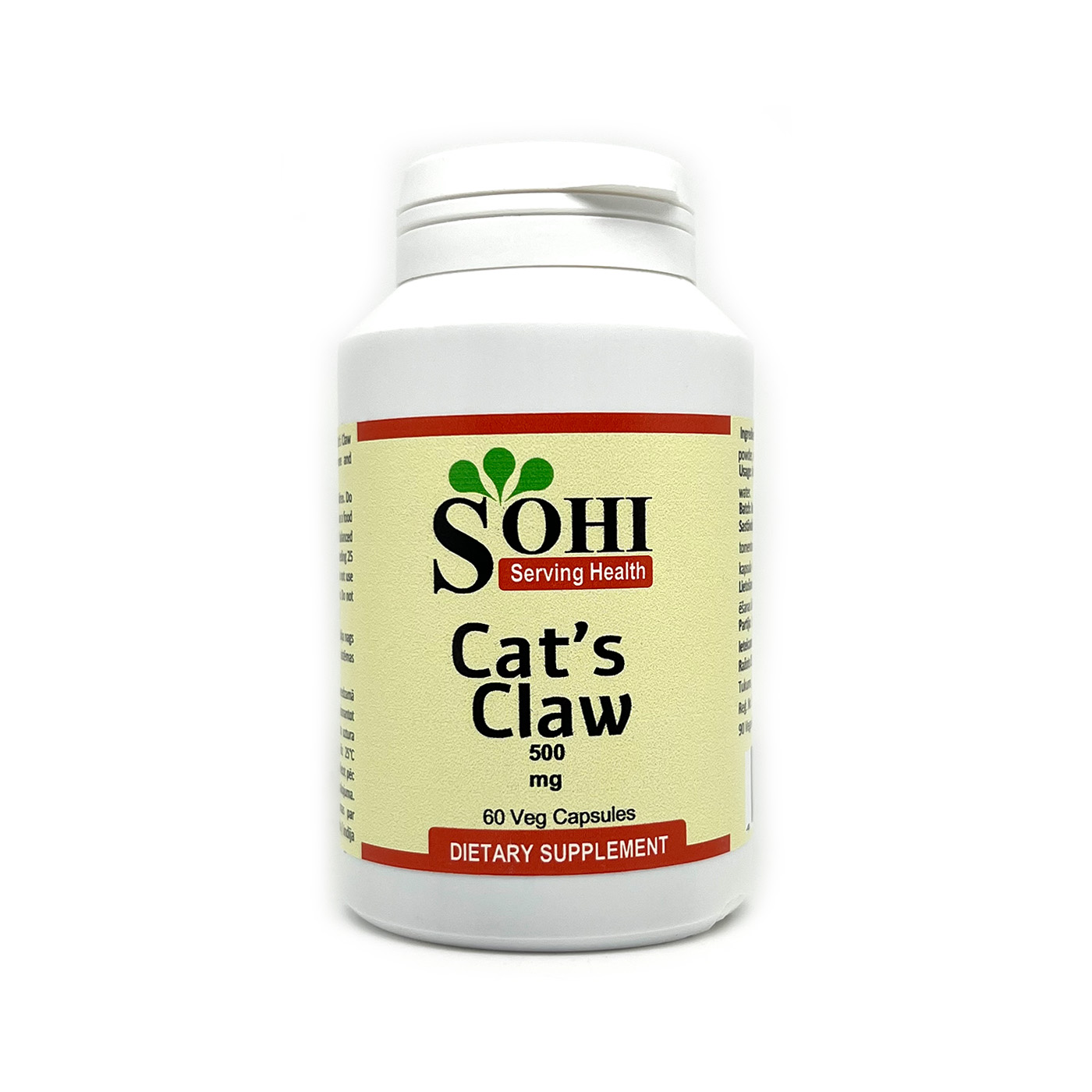 SOHI Cat's Claw 500 mg N60 veģetārās kapsulas