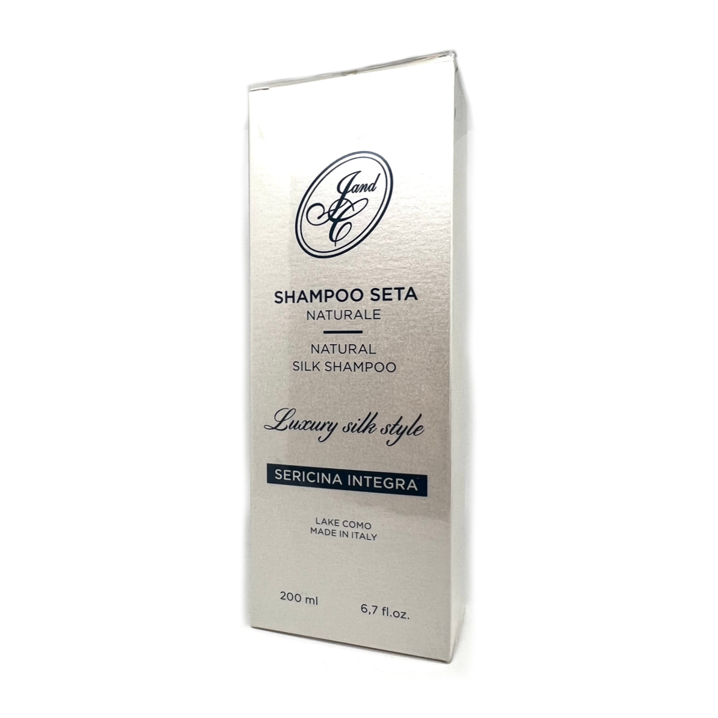 J.AND.C. Luxury Silk Style Shampoo seta sericina integra- matu šampūns ar zīda proteīnu 200ml