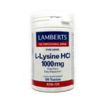 Lamberts L-Lizīna HCl 1000mg tabletes N120