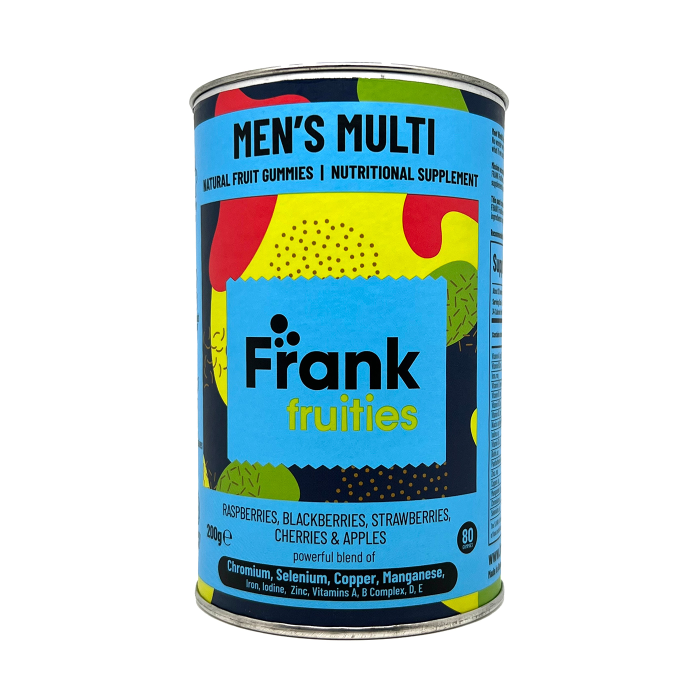 Frank fruities MEN’S MULTI 200g (80 želejkonfektes)