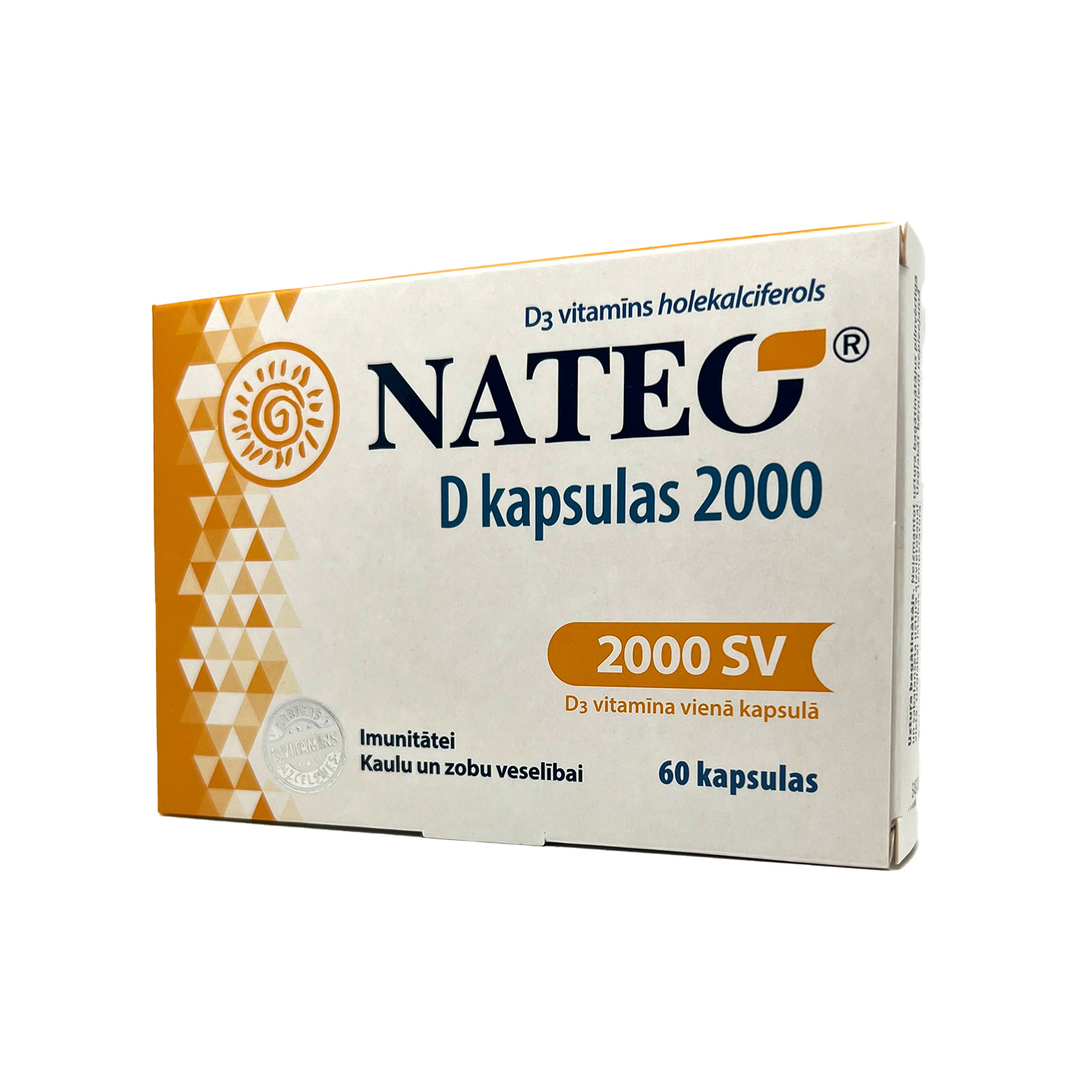 NATEO D kapsulas 2000 N60