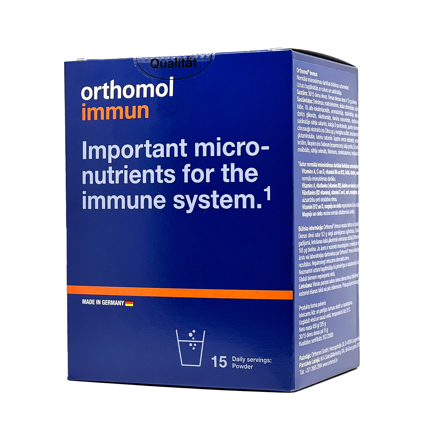 Orthomol immun 15 dienu devas