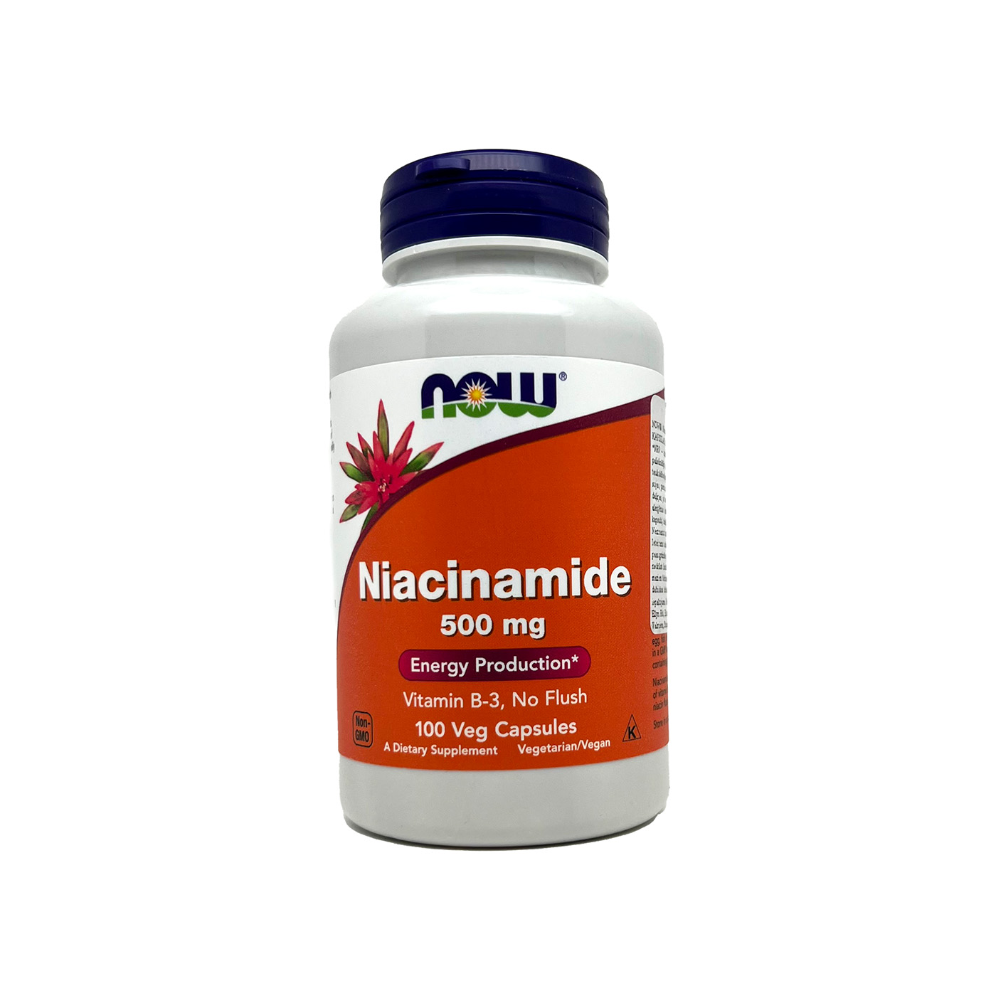 NOW Niacinamide 500 mg kapsulas N100