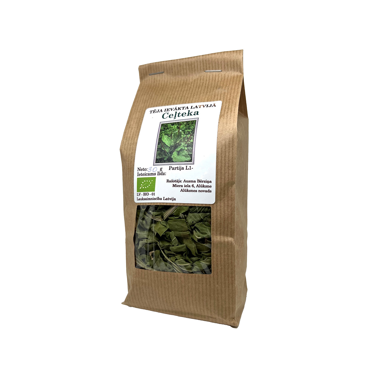 Bioloģiskā tēja Ceļteka 30g